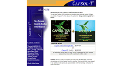 Desktop Screenshot of capsol-t.com